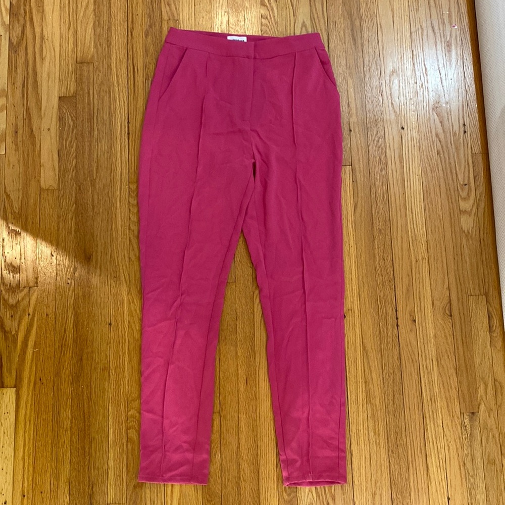 Hot pink work pants